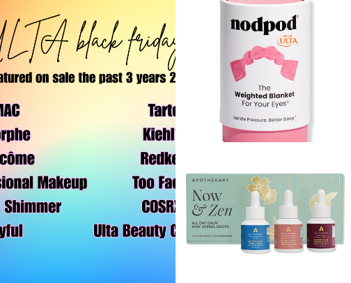 Ulta Beauty Black Friday Deals + Wishlist NOV 22-29 2025 cover photo collage
