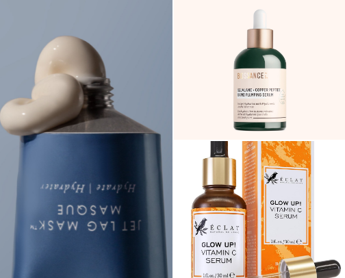juicy skin care for dry climate baddies cover photo collage