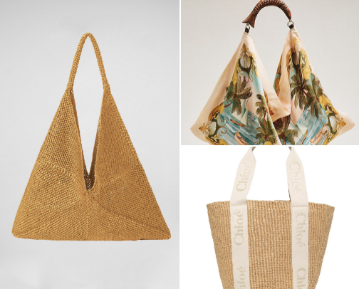 Eye-Catching Summer Tote Bags cover photo collage