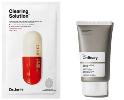 Face masks and treatments cover photo collage