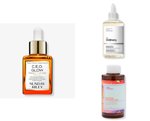 My favorite Glowing Skin Essentials cover photo collage
