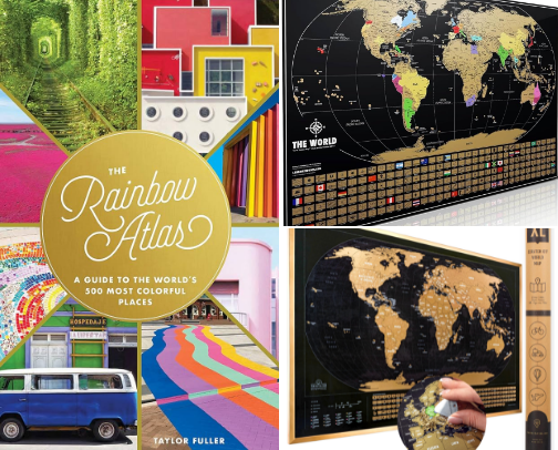 Download - Discover The Rainbow Atlas: A Guide to the World's 500 Most Colorful Places cover photo collage