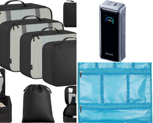 Travel Must Haves — Packing Essentials, Accessories & Vacation Favorites cover photo collage