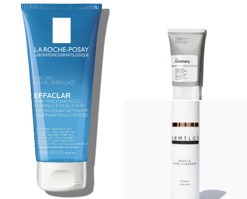 ACNE Skincare lineup cover photo collage