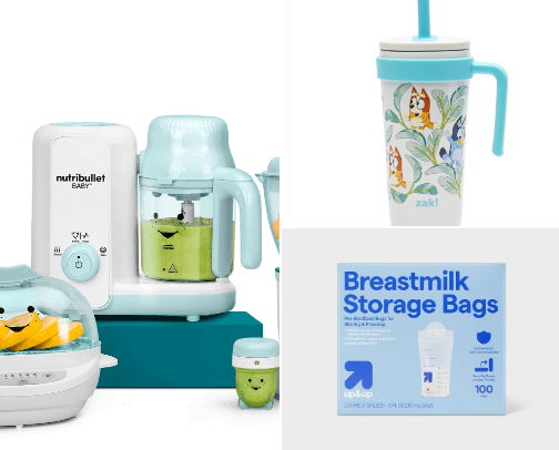 Baby must have for 6+ month food edition cover photo collage