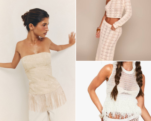 Soft Geometry: Crochet & Boho Clothes cover photo collage