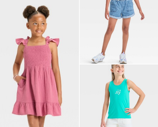 Children’s Back to School Clothing cover photo collage