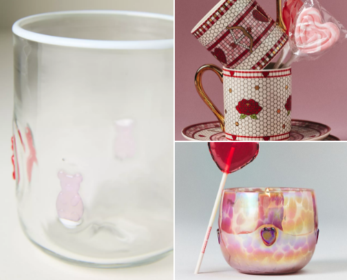 Valentine's Day treasures at Anthropologie cover photo collage