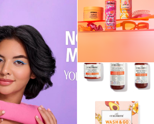 CURLY product must haves! cover photo collage