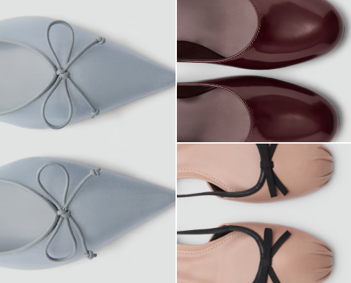 My favourite go-to work flat shoes cover photo collage