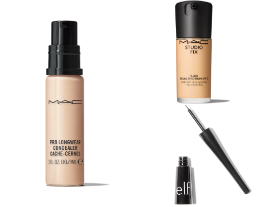 What you will find in my makeup bag cover photo collage