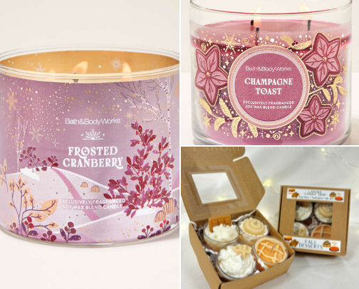 The yummiest and cutest candles! cover photo collage