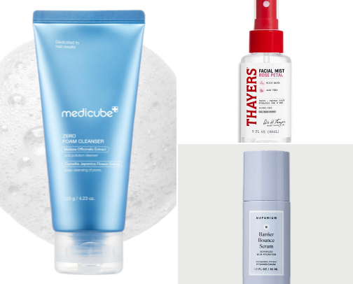 Skincare products ®️ cover photo collage