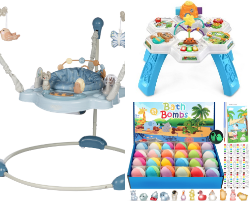 Baby Toys that make playtime super fun for little ones 🧸 cover photo collage