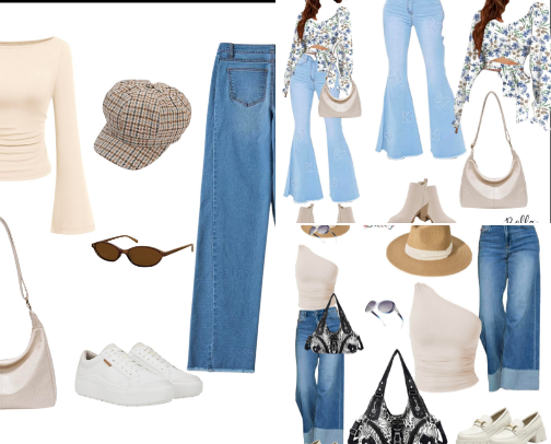 Feminine & Chic Daily Style Guide cover photo collage