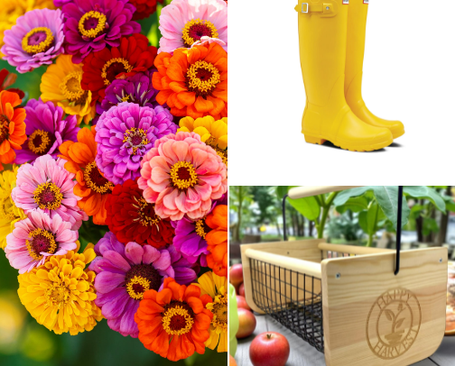 April showers bring May Flowers cover photo collage