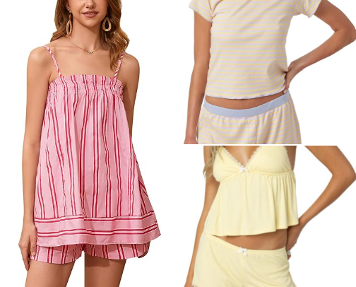 Affordable Sleepwear on Amazon: Pajamas, Nightgowns & Sets cover photo collage