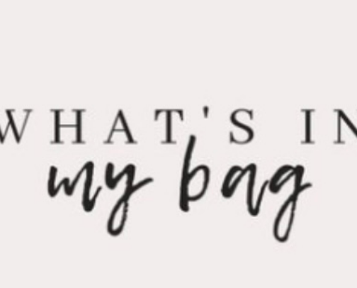 What’s in my purse? cover photo collage