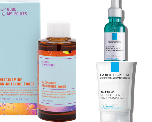 Skin Care Products cover photo collage