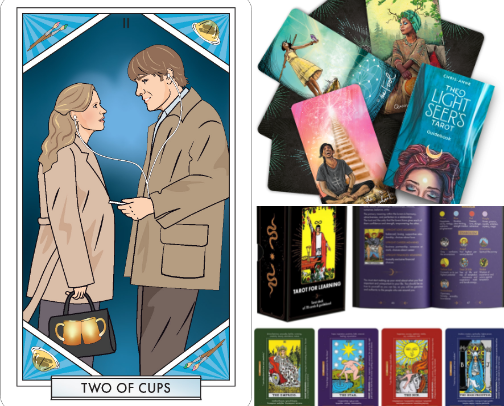 Tarot Decks that have beautiful energy! cover photo collage