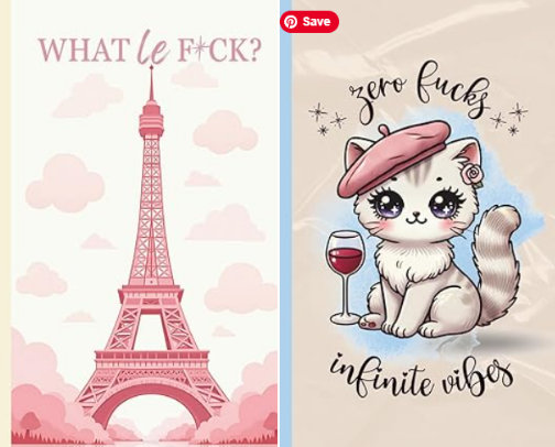 Sweary Notebooks for All My Fellow F Bomb Droppers cover photo collage