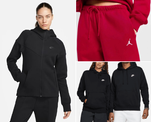 Nike clothing cover photo collage