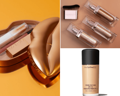 Makeup wishlist cover photo collage