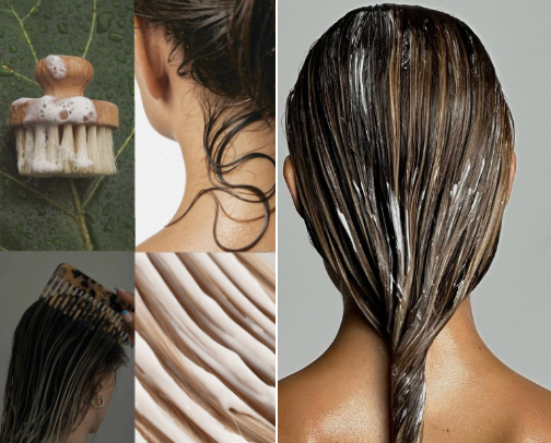Hair Fall Care Routine cover photo collage