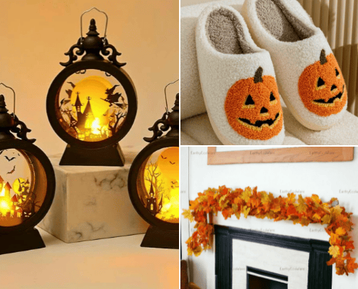 Autumn Home Decor cover photo collage