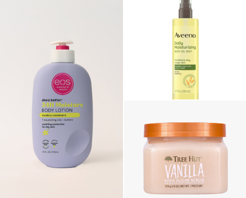 Body care must haves cover photo collage