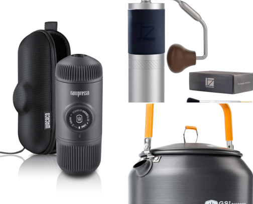 I Finally Found Camp Coffee Gear That Brews Espresso Level Coffee With No Power cover photo collage