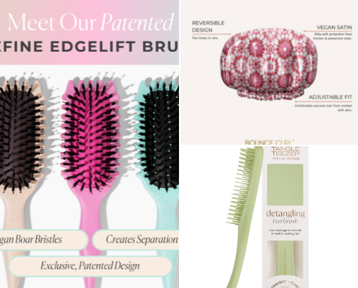 Best brushes to use for defining/volumous curly hair or for styling. cover photo collage