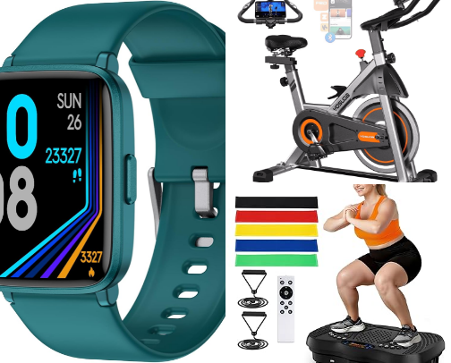 On the road to fitness cover photo collage