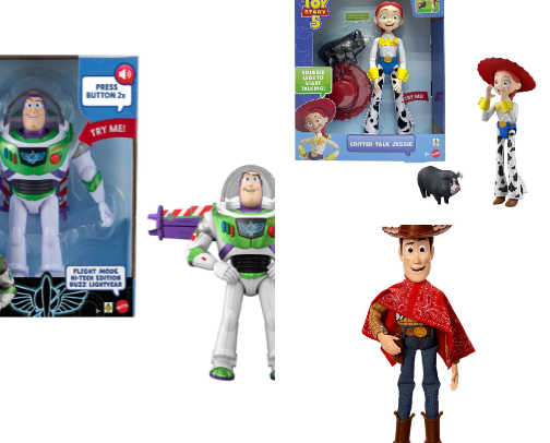 My son’s Toy Story 5 must have Toys cover photo collage