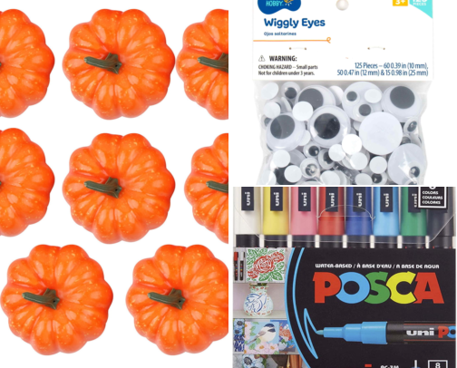 Pumpkin crafts cover photo collage