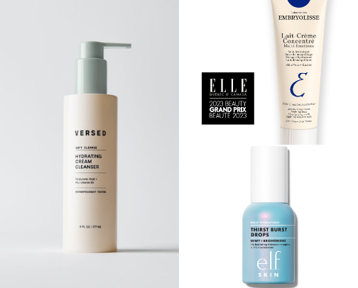 Skincare cover photo collage