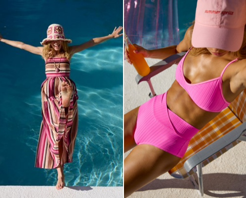 Aerie collection : summer girl addition cover photo collage