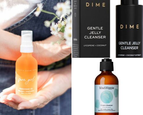 9 Nontoxic Ways to Gently cleanse your skin cover photo collage