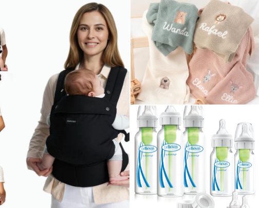 Baby/mama must have list🍼🤰 cover photo collage