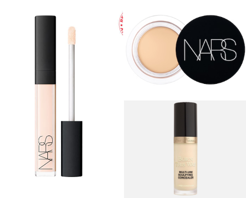 Makeup products cover photo collage