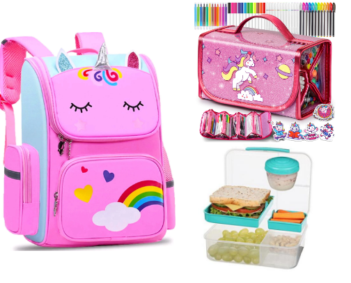 School Supplies cover photo collage