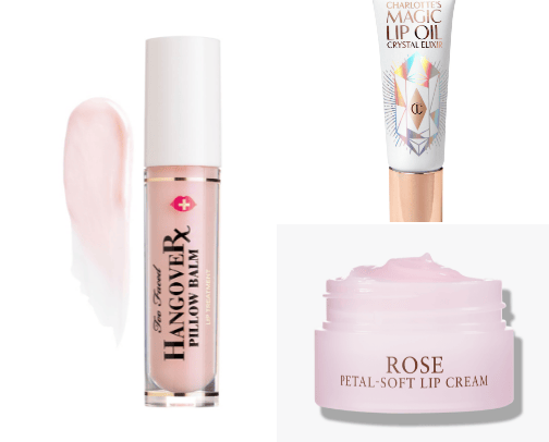 lip-care products cover photo collage
