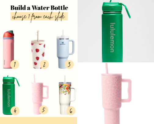 Build A Water Bottle! cover photo collage