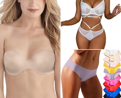 Ladies Underwear and Sleep Wear cover photo collage
