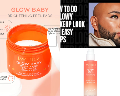 She 🌟glows🌟 with the flow cover photo collage
