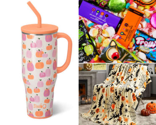 Boo basket fillers cover photo collage
