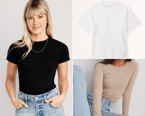 Affordable Fashion Basics cover photo collage