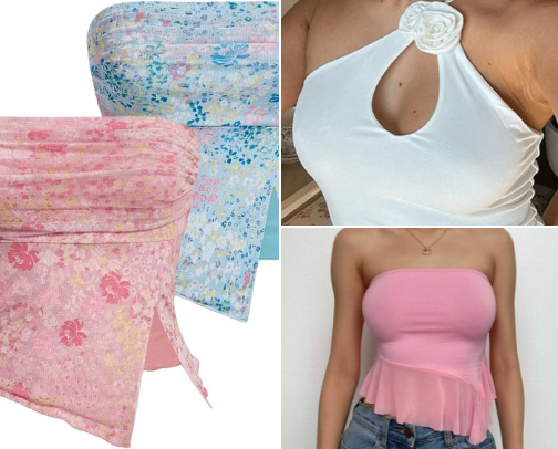 Sorry, all cropped | Girly Summery Tops 🌷🌷 cover photo collage