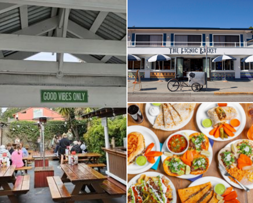 Diners I love in California cover photo collage