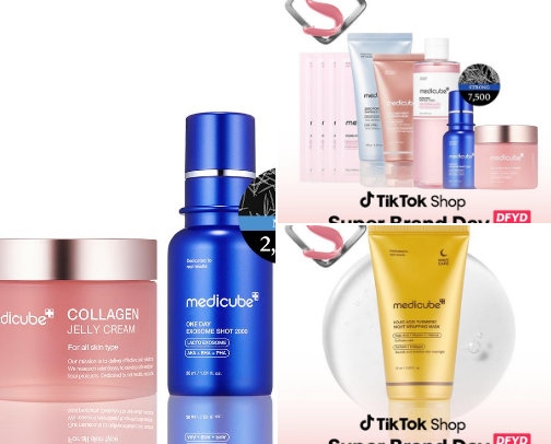 Skincare cover photo collage